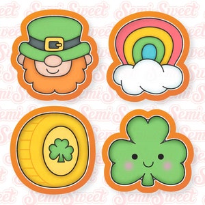 St. Patrick&#39;s Cookie Cutter St. Patrick&#39;s Mini Set Gift for Teacher