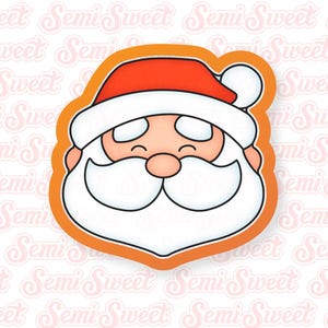 Cookie Santa Head Cookie Cutter Christmas Cookie Cutters Cute Santa Claus Cookie Cutter Cute Gift for Christmas