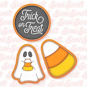 Cookie Cutter Halloween Ghost Halloween Candy Corn Cookie Cutter Platter Set Halloween Teacher Gift Halloween Party