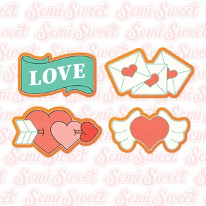 Valentine Cookie Cutter Valentine&#39;s Hearts Cookie Cutter Set