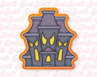 Halloween Cookie Cutter Haunted House Cookie Cutter Ghost Spooky Cookie Cutter