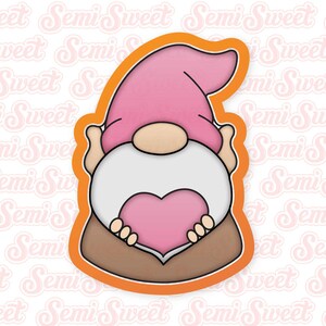 Valentines Cookie Cutter Valentines Gnome Cookie Cutter