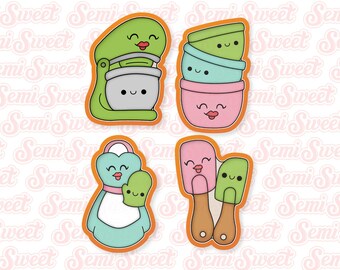 Mother's Day Cookie Cutter Mother's Day Baking Cookie Cutter Tall Set Cute Gift for Mother's Day