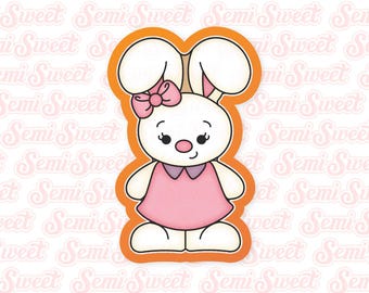 Easter Cookie Cutter Standing Bunny Girl Cookie Cutter Easter Bunny Cookie Cutter Cute Gift for Teachers