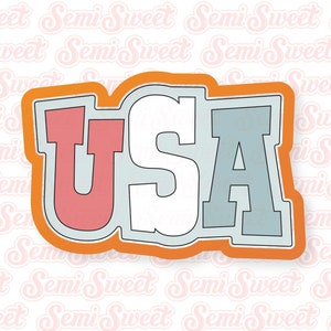 Single USA Cookie Cutter