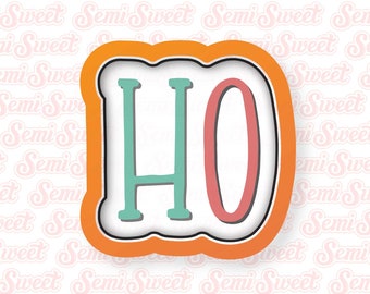 Christmas Cookie Cutter Ho Ho Ho Cookie Cutter Christmas Gift