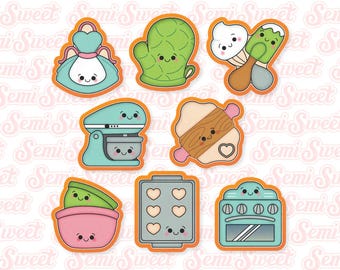 Mother's Day Cookie Cutters Baking Cookie Cutter Set Cute Mothers Day Gift for Mom