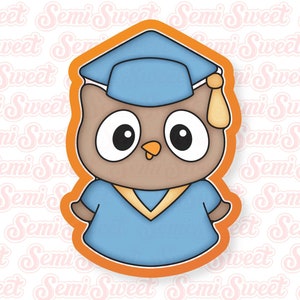 Graduation Cookie Cutter Graduation Owl Cookie Cutter Cute Gift for Grad Cute Gift for Student Class of 2025 Cookie Cutter Owl