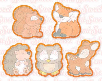 Woodland Animals Cookie Cutter Set