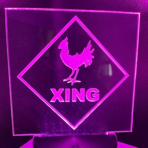 Chocobo Crossing LED Light