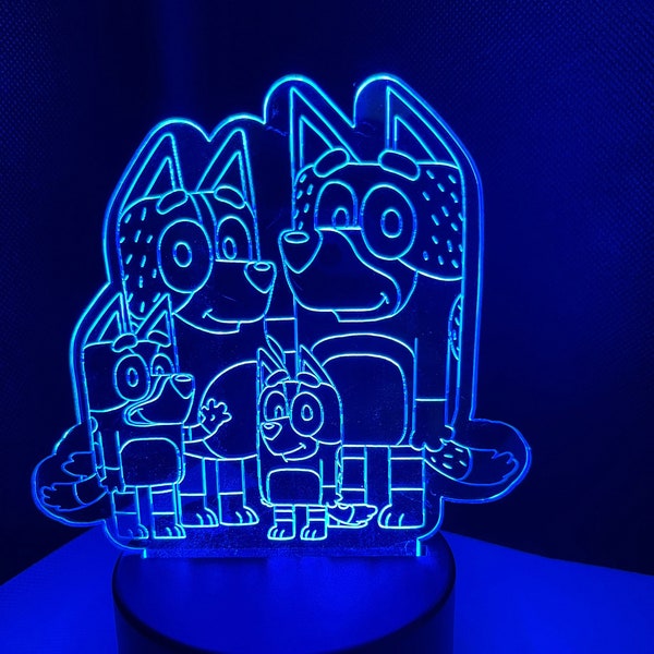 Heeler Family LED Nightlight Gift for Kids