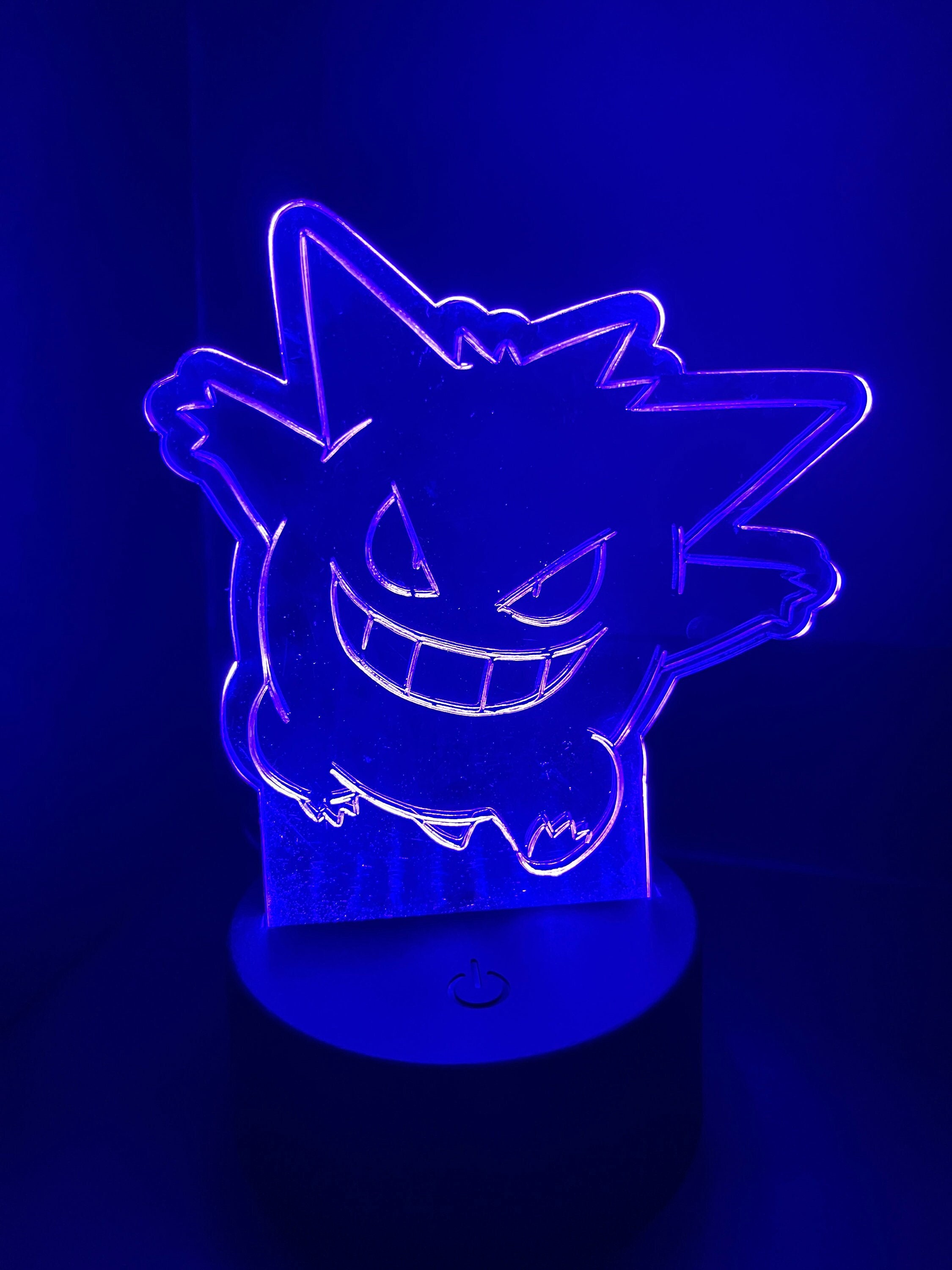 Acheter Pokemon Gengar Anime Figure mignon Lampara 3D Led veilleuse colorée  Kawaii figurine d'action monstre de poche enfants cadeau pour noël