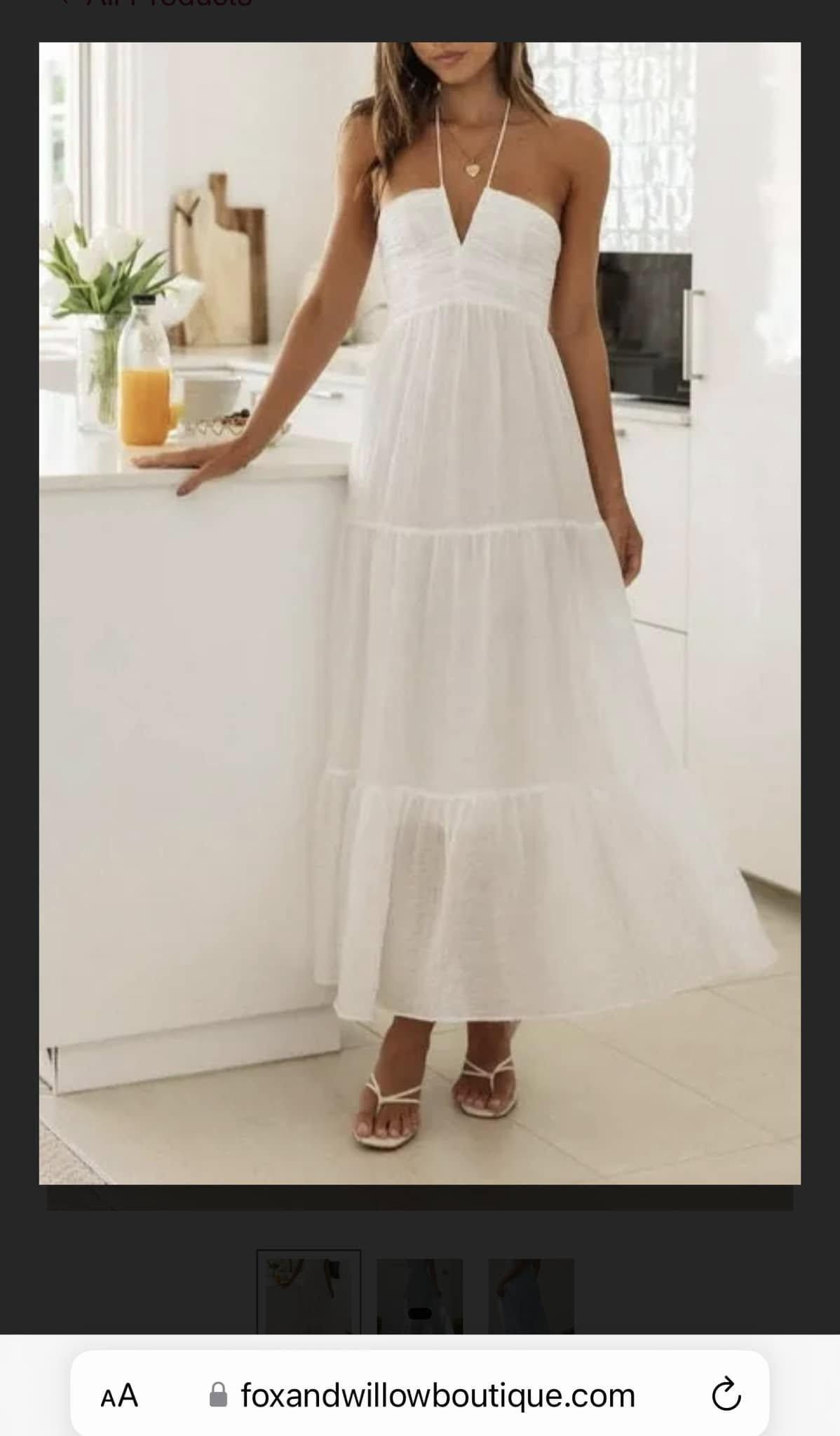 Solid Halter Bandeau Plunge Ruched Swing Maxi Dress