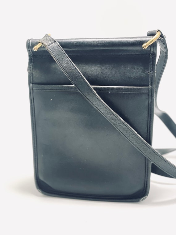 Vtg Coach 80's Murphy Crossbody Black - image 5