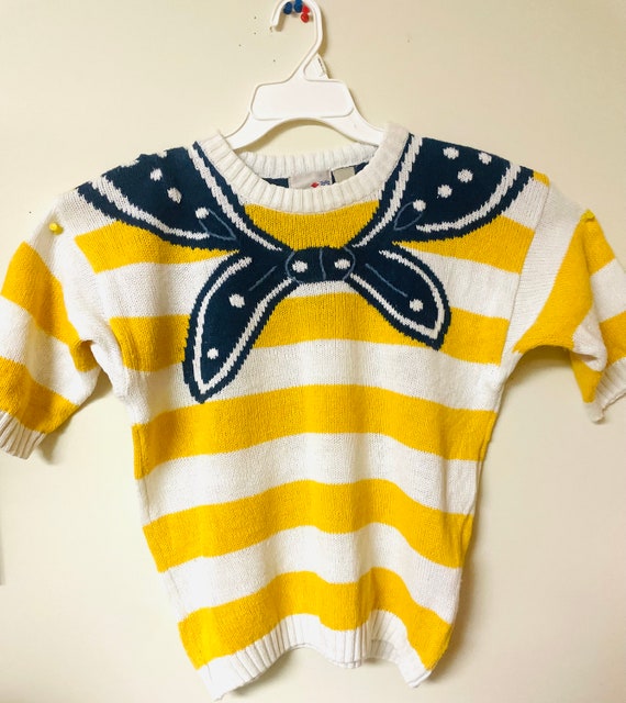 Vintage Nautical Theme Sweater - image 1