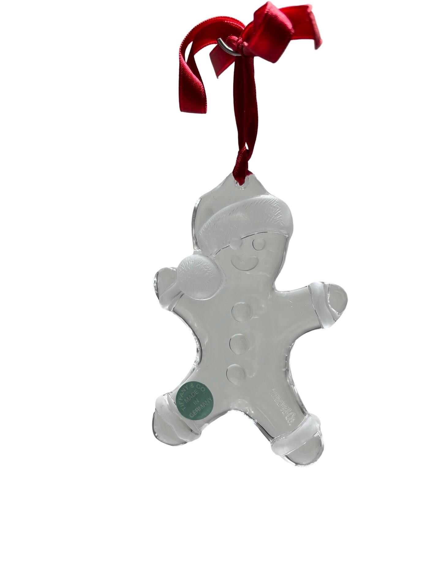 Tiffany and Co. Crystal Gingerbread Man Christmas Tree Ornament - Etsy