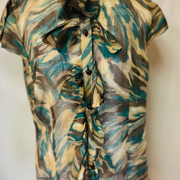 Milly of New York Silk Blouse