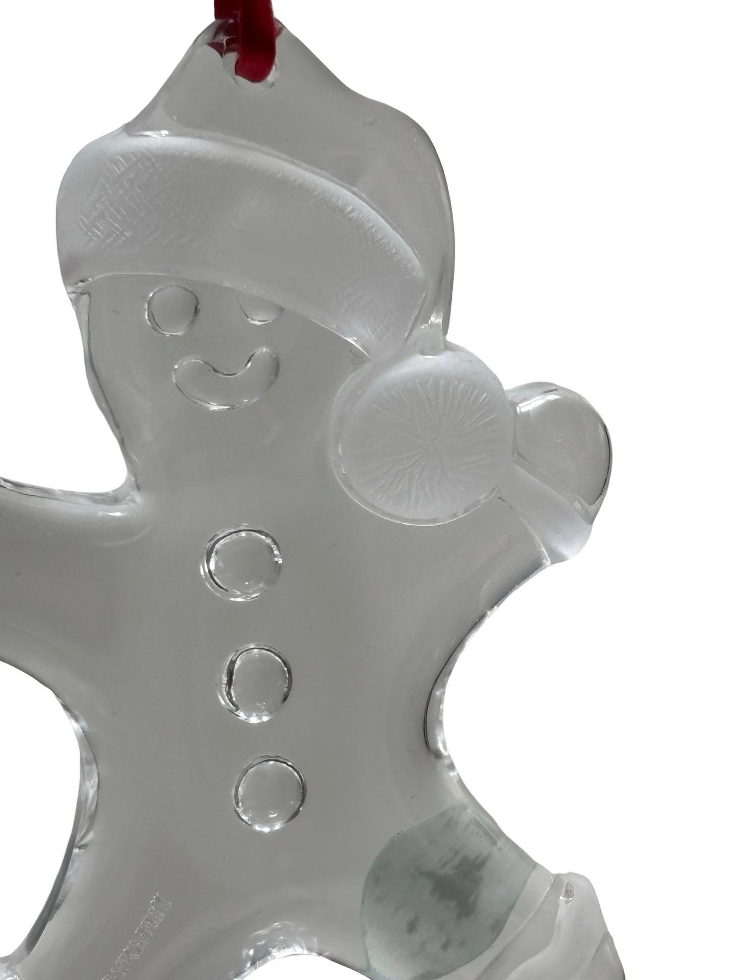 Tiffany and Co. Crystal Gingerbread Man Christmas Tree Ornament - Etsy