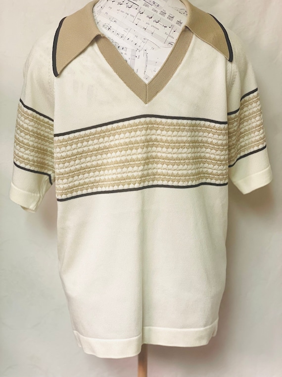 Vintage 60's Van Heusen Coleseta Knit Shirt