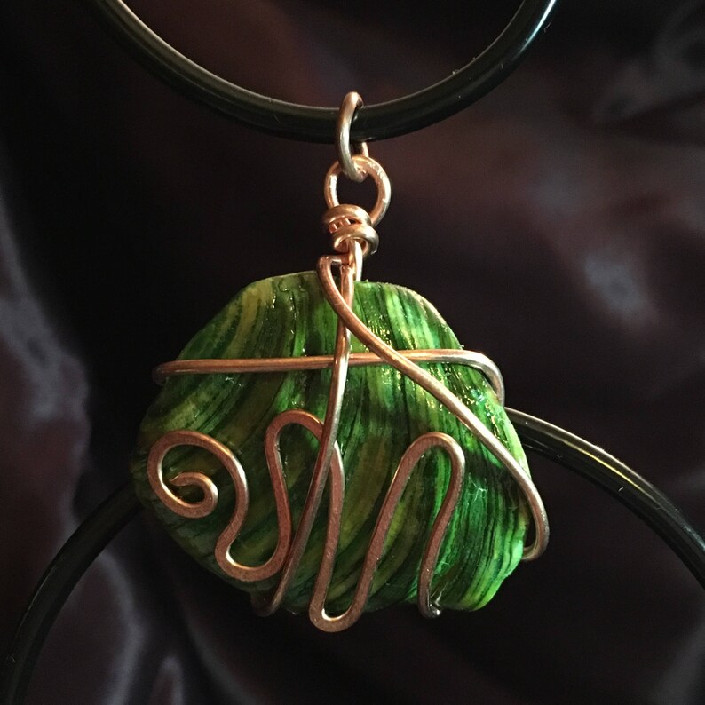 Wire Wrapped Shell Pendant image 2