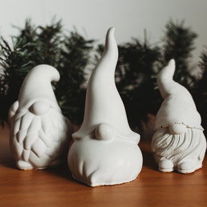 Handmade Concrete Gnome Decor: Honey Bee, Welcome Gnome, & More!