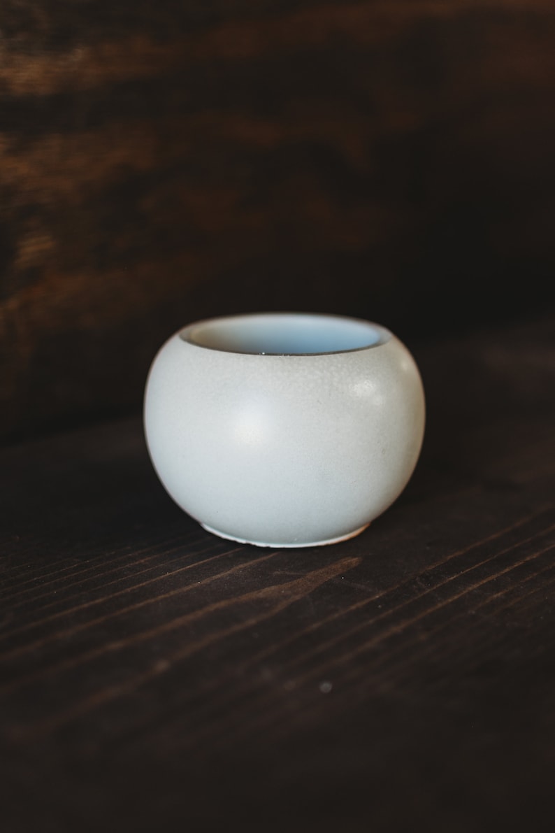 Sphere Containers Handmade Sphere Container | Round Cement Planter | Spherical Concrete ...