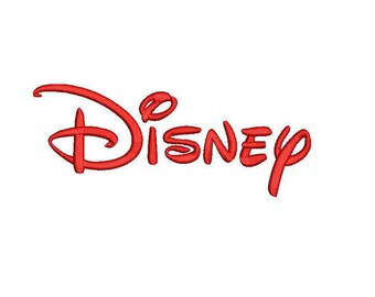 Disney embroidery font PES, BX, SEW file 4 sizes instant download