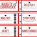 Printable &amp; Editable Naughty Coupon Book for Him Coupon Book for Her ...