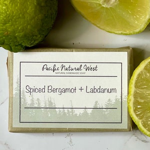Spiced Bergamot + Labdanum Natural Soap