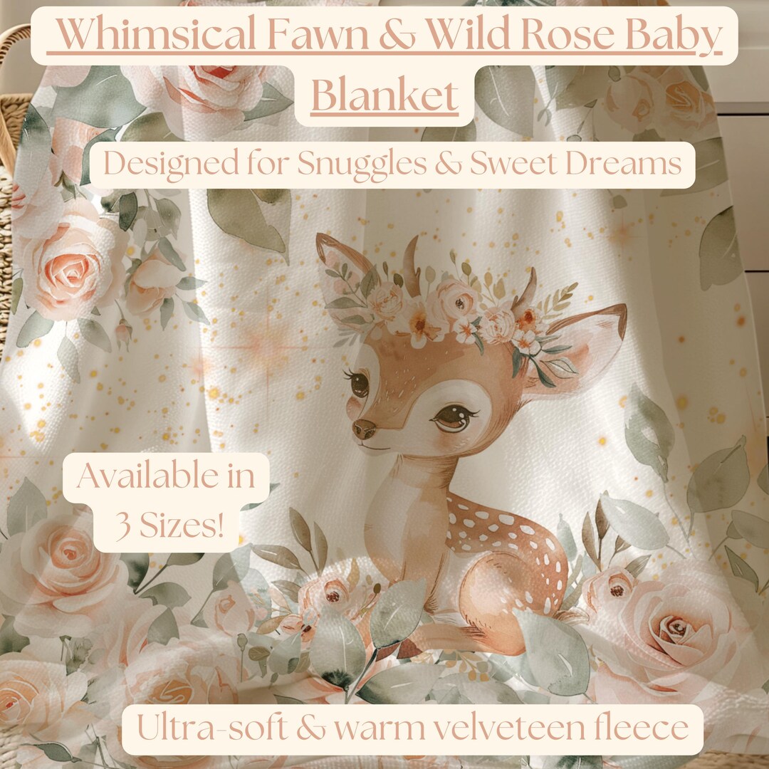 New Baby Blanket Fur Stuff For Winter 36x36 inches Flower Style In Pink Color main image 0