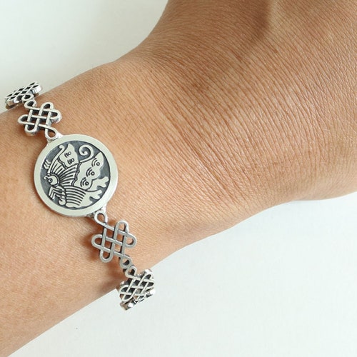 Bangle /Buttefly in a shops circle / Japanese Clan Crest / Sterling Silver