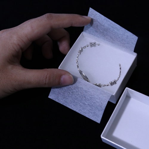 Bangle /Buttefly in a shops circle / Japanese Clan Crest / Sterling Silver