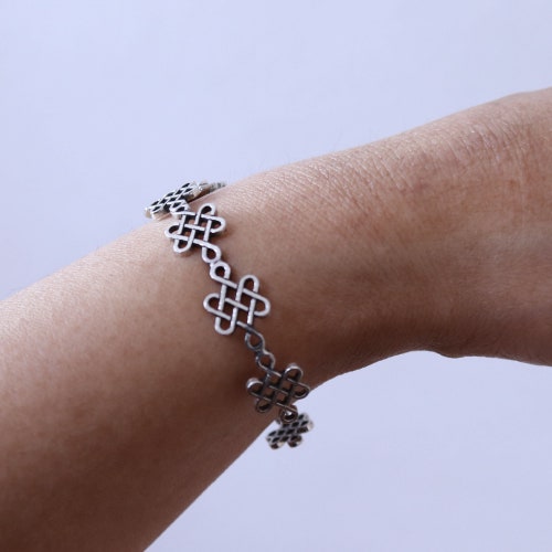 Bangle /Buttefly in a shops circle / Japanese Clan Crest / Sterling Silver