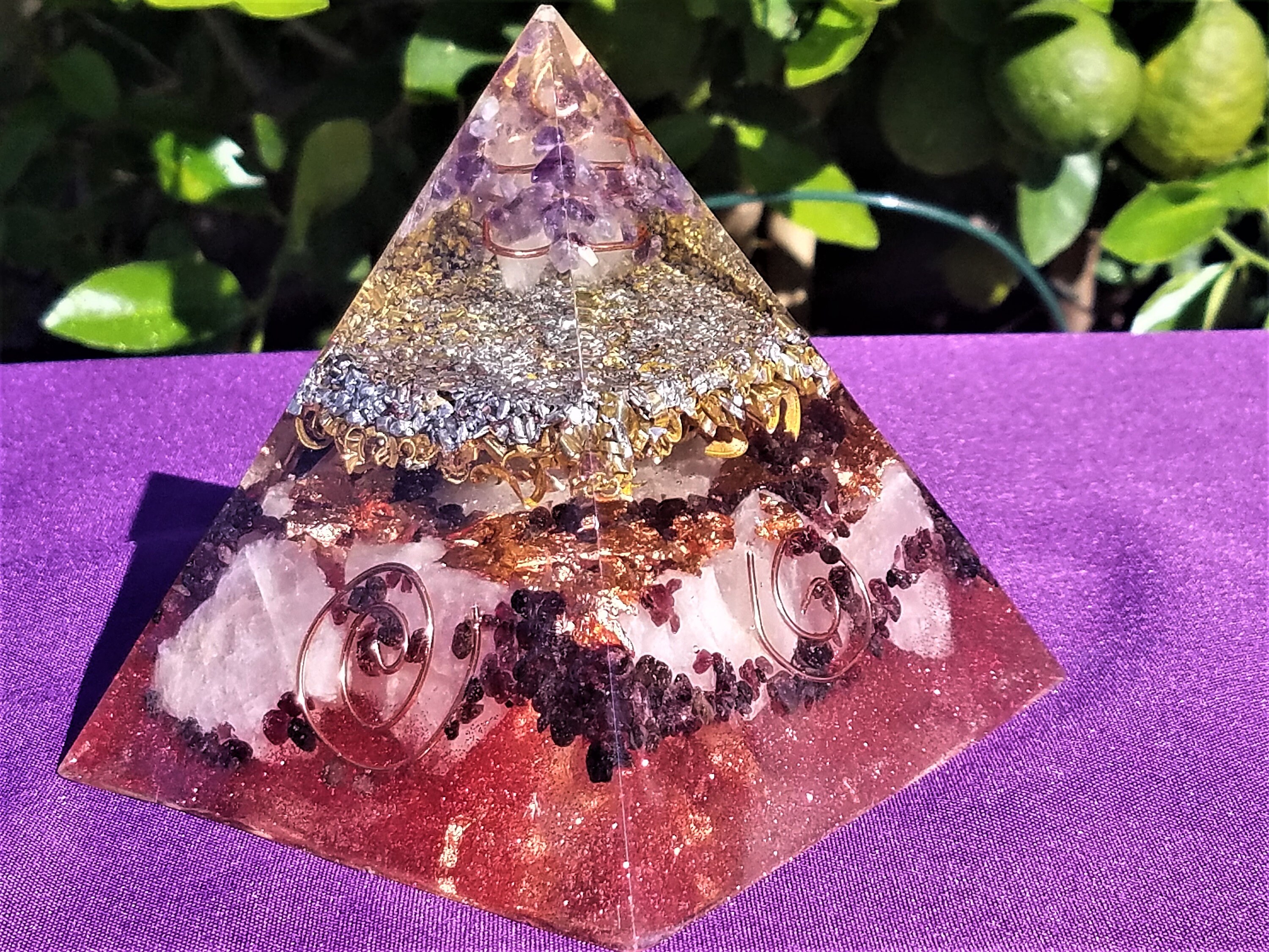 Large Orgone Pyramid/ Crystal Etsy