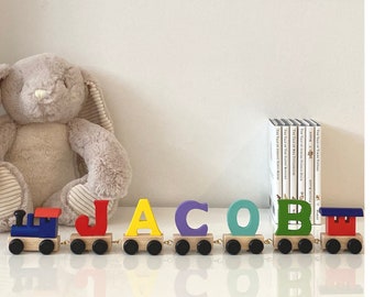 personalised train set for babies