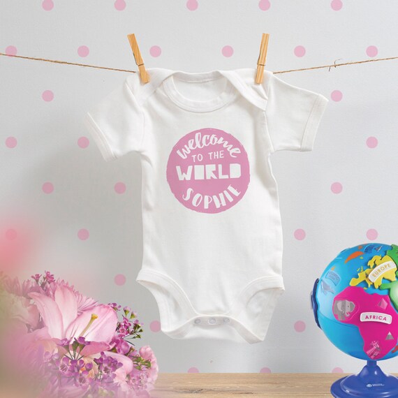 welcome to the world onesie