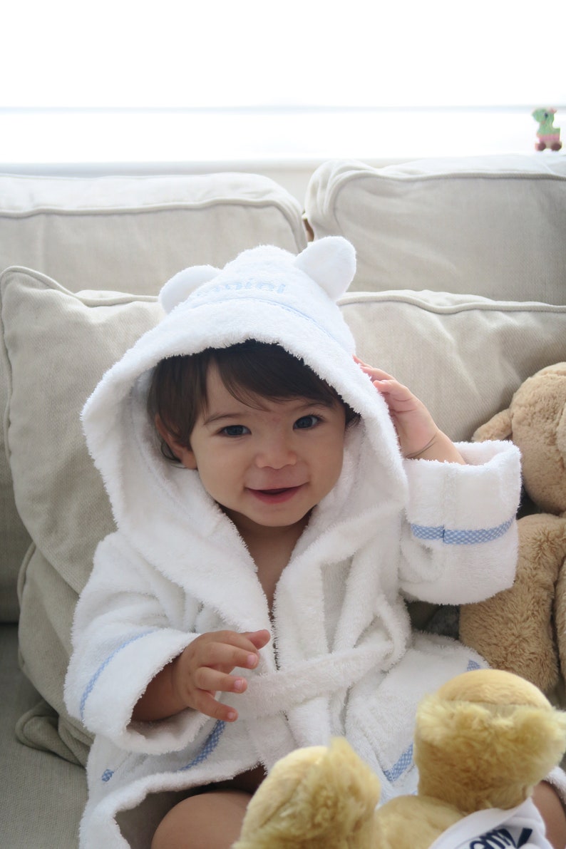 personalised toweling robe