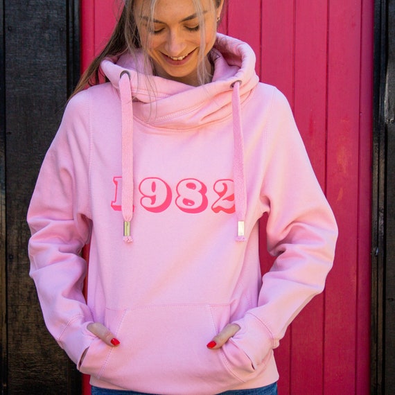 Large pink hoodie best sale