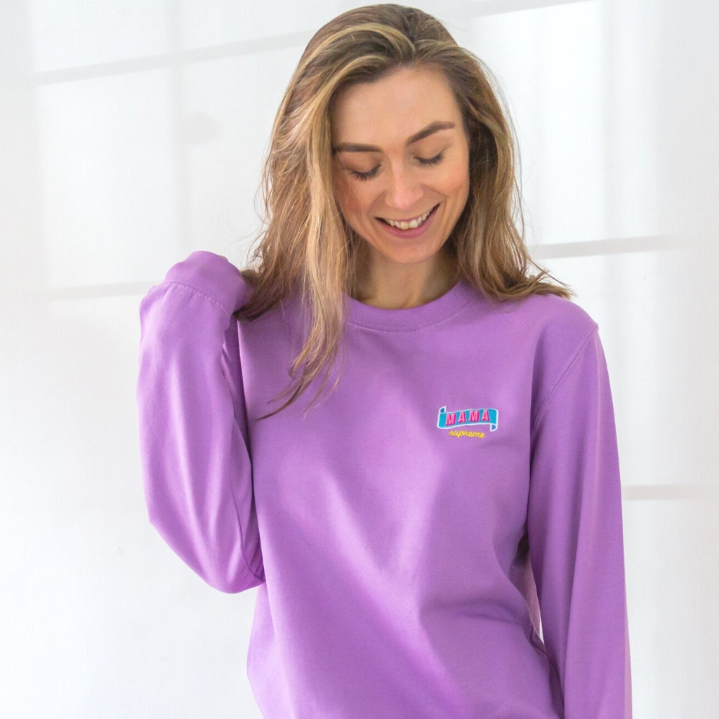 Womens Purple Sweatshirt Etsy Canada