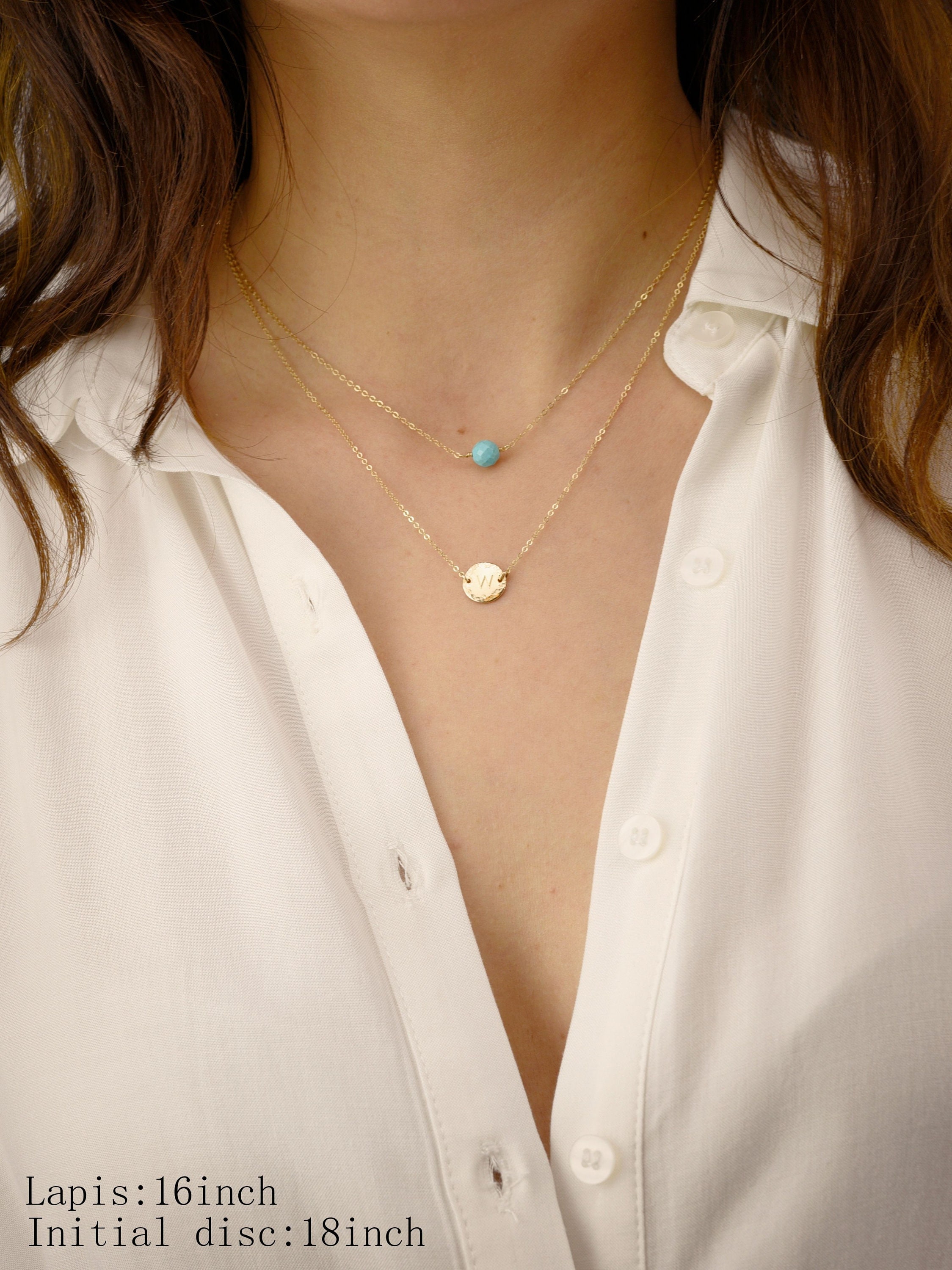 Dainty Natural Gemstone Necklace