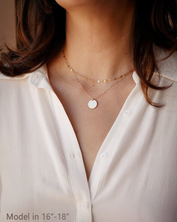 Layered Necklace Set Gold Filledlayered 