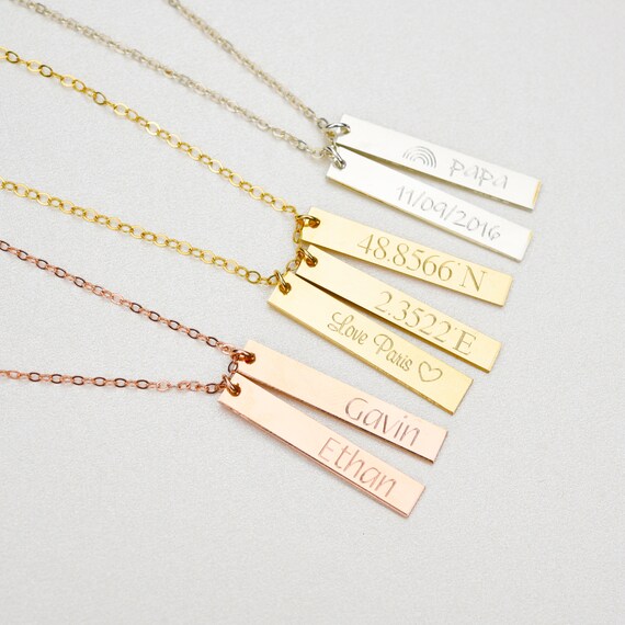 etsy baby name necklace