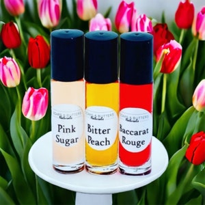 1/3 oz Women&#39;s Designer Dupe Type Perfume/Cologne Oil; Roller Glass Bottle; Uncut Fragrance Body Oil Premium Quality Grade A Alcohol Free