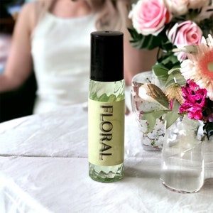 Floral Designer Parfüm Kölnisch Öl, 10 ml Roller Glasflasche, ungeschnitten Unisex Duft Körperöl Premium Qualität Grade A Alkoholfrei