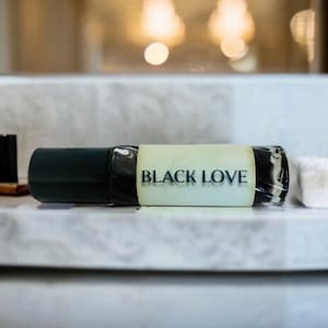 Black Love Type Fragrance Oil, 10 ml Roller Glass Bottle, Uncut Unisex Fragrance Body Oil Premium Quality Grade A Alcohol Free