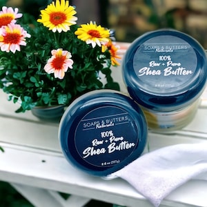 Raw Shea Butter 100% African Natural Yellow and/or White Shea Butter; Skin Protector; Moisturizer: Hair Butter; Fair Trade Ghana Body Butter