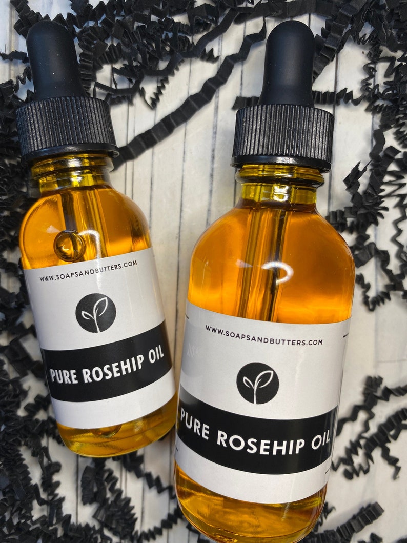 Rosehip Oil Cold Pressed Unrefined Pure & Organic Facial and | Etsy