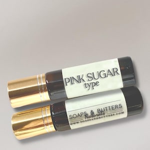 Pink Sugar Parfümöl | Aquolina Art | Süß & Fruchtig Gourmand Duft | Zuckerwatte, Karamell und Vanille Duft| 10ml Roller Flasche