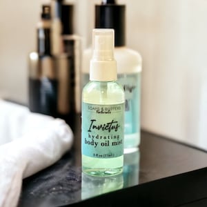 Invictus Natural Perfume Spray, Handmade Perfume Fragrance Oil, Perfume Body Mist, Perfume Body Spray, Alcohol-Free, Vegan Friendly