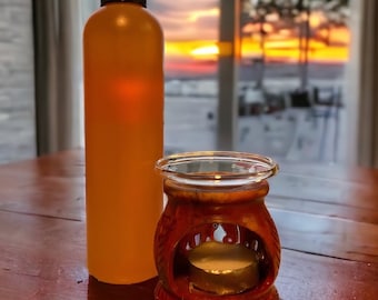 8 Unzen Aromatherapie Weihrauch Duft brennendes Öl; Ungiftiger Lufterfrischer Natürliche Düfte für Diffusoren, Aroma- und Brennöllampen